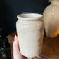 Salvaged glazed storage jar