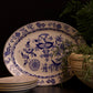 19th century blue and white serving dish