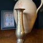 Single medium brass vase