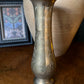 Single medium brass vase