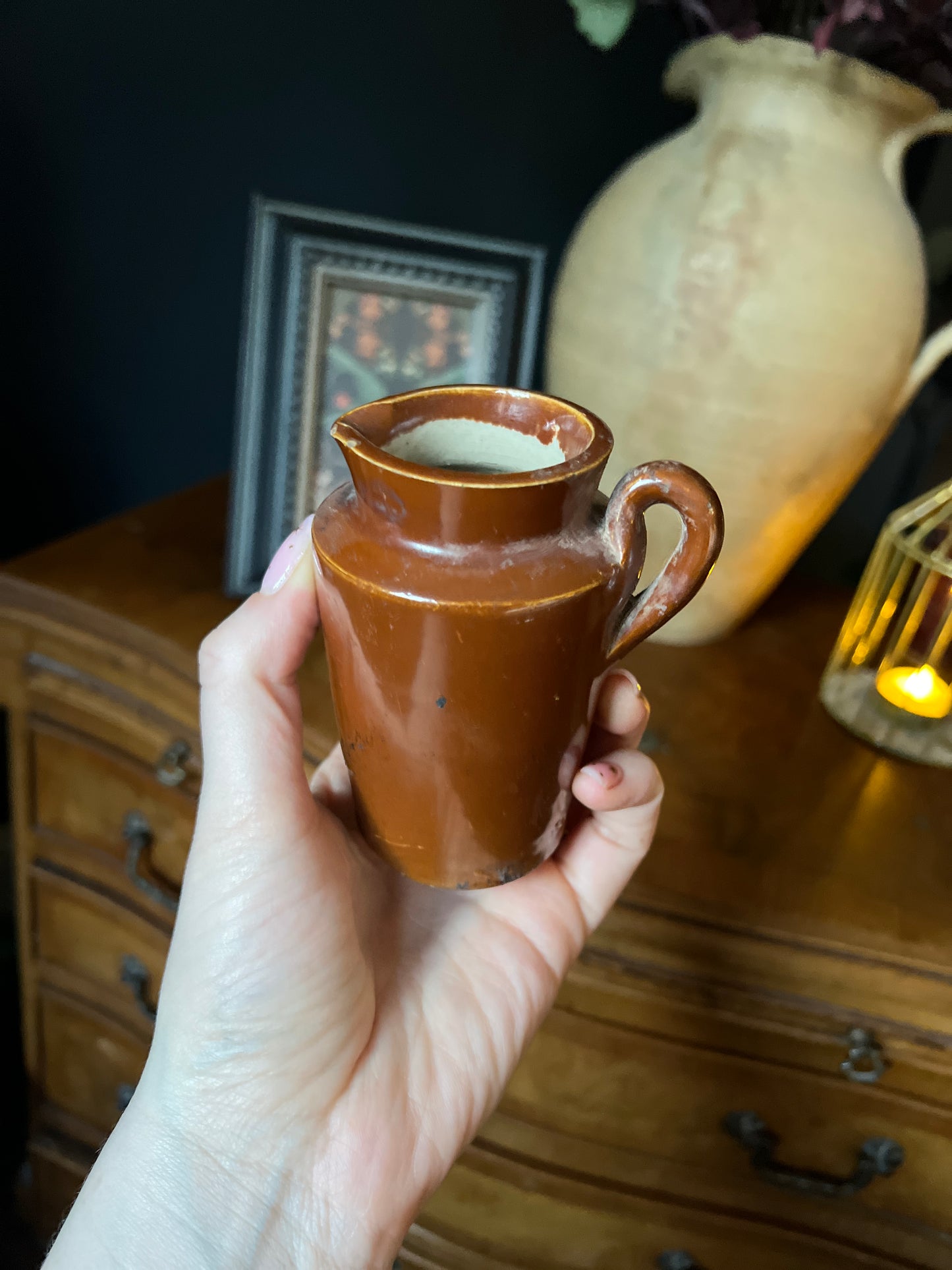 Small stoneware jug