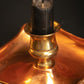 Copper and brass candle holder