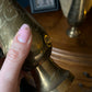 Pair of large brass vases