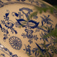 19th century blue and white serving dish