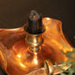 Copper and brass candle holder