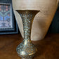 Small brass bud vase