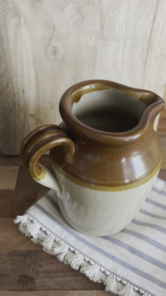 Salt glazed jug