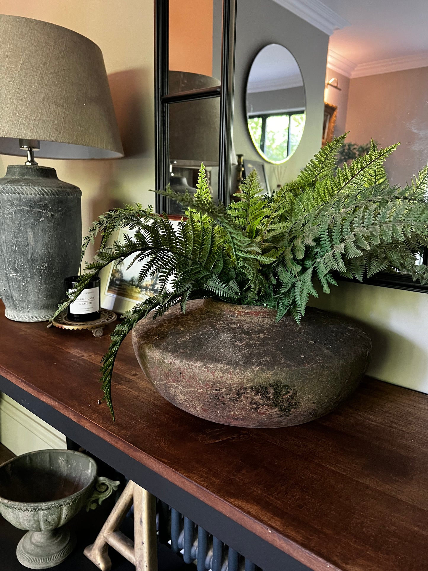 Salvaged Spanish planter