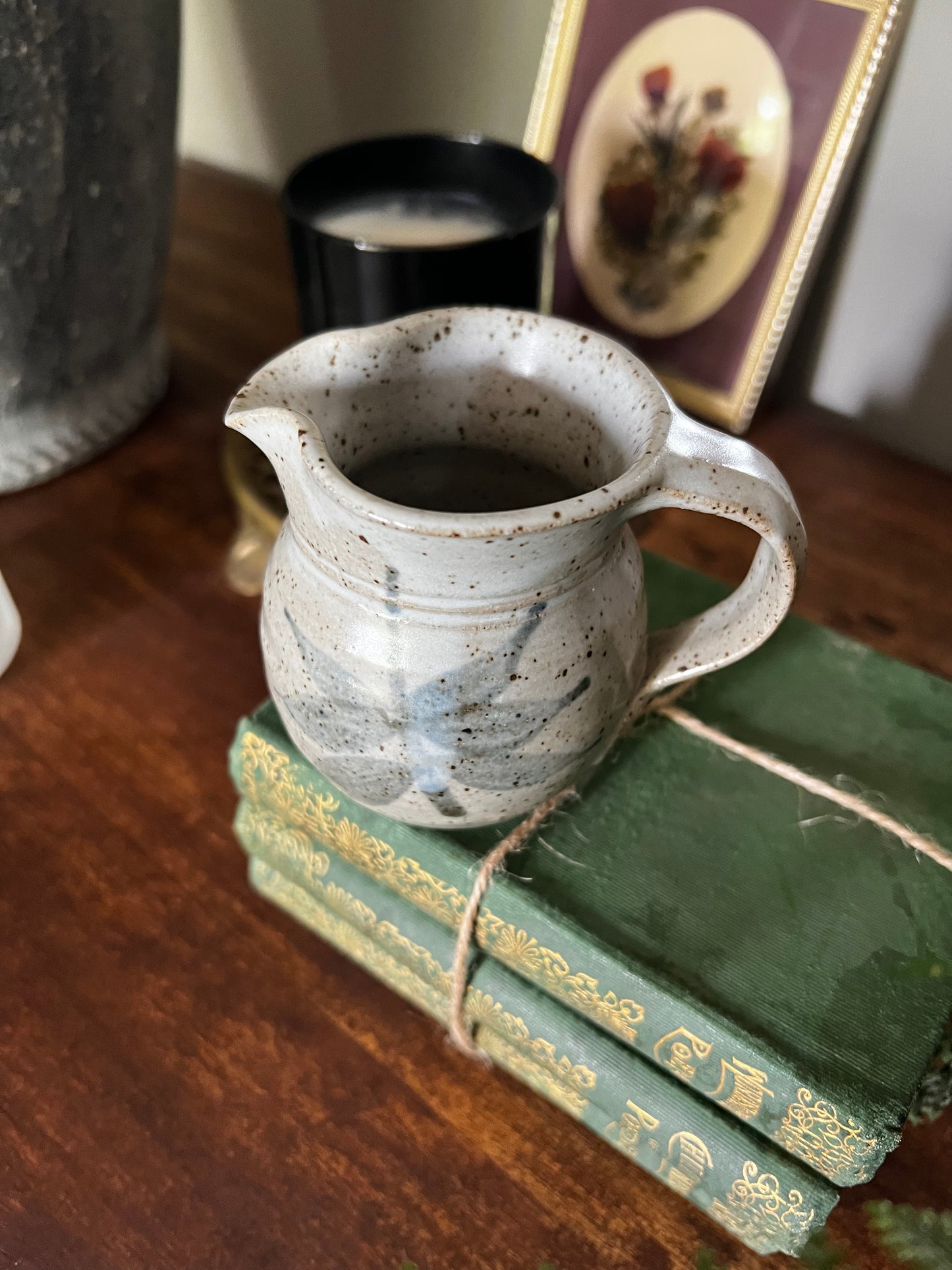 Small studio pottery jug