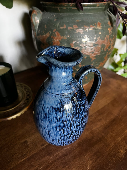 Slip glaze studio pottery vase